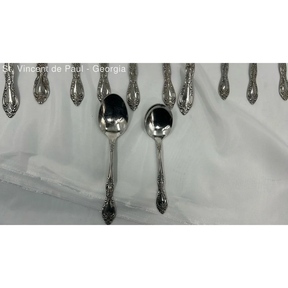 Vintage Lot of 38 Onelida Profile Galveston Stainless Steel Flatware Great Cond.